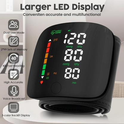Automatic Wrist Blood Pressure Monitor