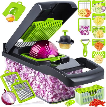 16-in-1 Vegetable Cutter Chopper and Slicer