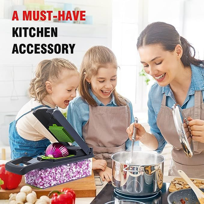 16-in-1 Vegetable Cutter Chopper and Slicer