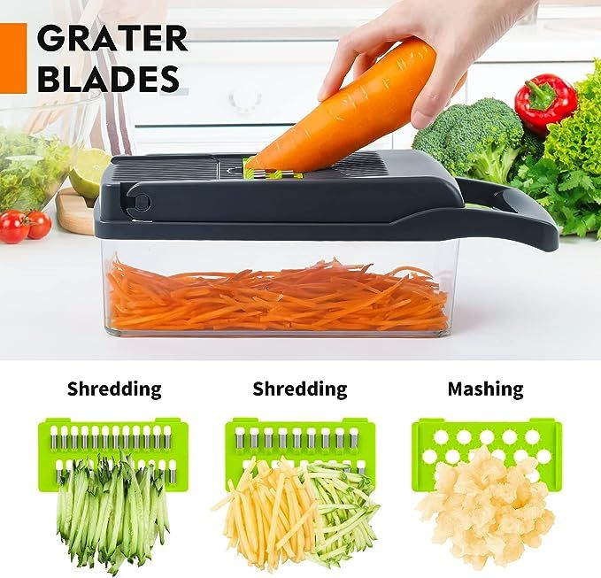 16-in-1 Vegetable Cutter Chopper and Slicer