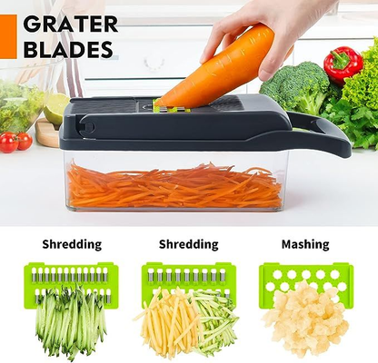 16-in-1 Vegetable Cutter Chopper and Slicer