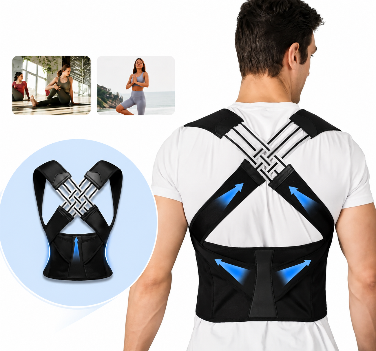 Sports Safety Shaper – Posture Corrector & Back Support Belt